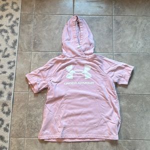 Womens under armour short sleeve hoodie